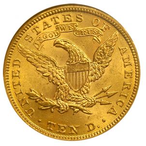 $10 Liberty Gold MS-63 Quality