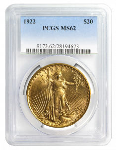 $20 Saint-Gaudens Gold Coin NGC/PCGS MS-62 | Austin Coins