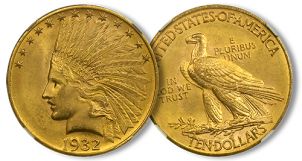 $10 Indian Gold MS-63 Quality