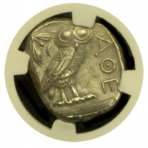 Attica Silver Owl NGC CHAU 5x5