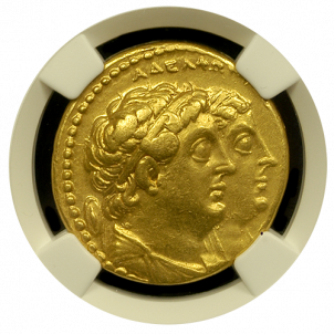 Ptolemy II | Gold Octodrachm | Ch. Very Fine