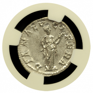 Roman Gordian III Silver Denarius NGC Mint State