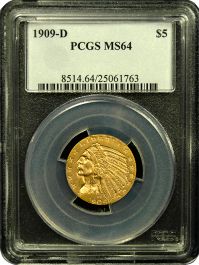 $5 Indian Gold Coin NGC/PCGS MS-64 | Austin Coins