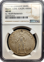 1715 | German | 24 Mariengroschen | NGC MS 62 | In Holder