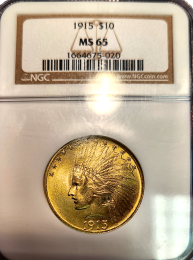 1915 | $10 Indian | NGC | MS-65 | In Holder