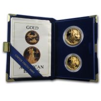 1987 | Gold American Eagle | 2-Coin Proof Set 