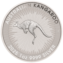 Silver Australian Kangaroos | Reverse