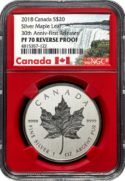 2018 Canadian Silver Maple | 30th Anniversary | In Holder