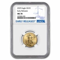 1/4-oz. | 2025 | Gold American Eagle | MS-70 NGC