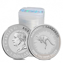 Silver Australian Kangaroos | Mint Rolls