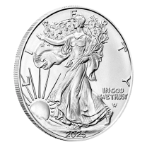 1-oz. | 2025 | Silver American Eagles | Obverse