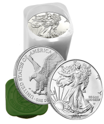 Mint Rolls of 20 | 2025 | Silver American Eagles