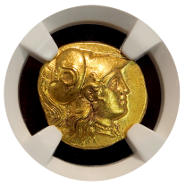 Alexander III | Gold Stater | Early Seleucid  | MS 5x4 FS | Obverse