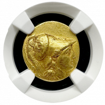 Alexander the Great | Gold Stater | NGC  | AU 4X2 | Obverse