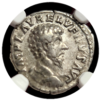 Lucius Verus | Silver Denarius | CH-VF | Obverse