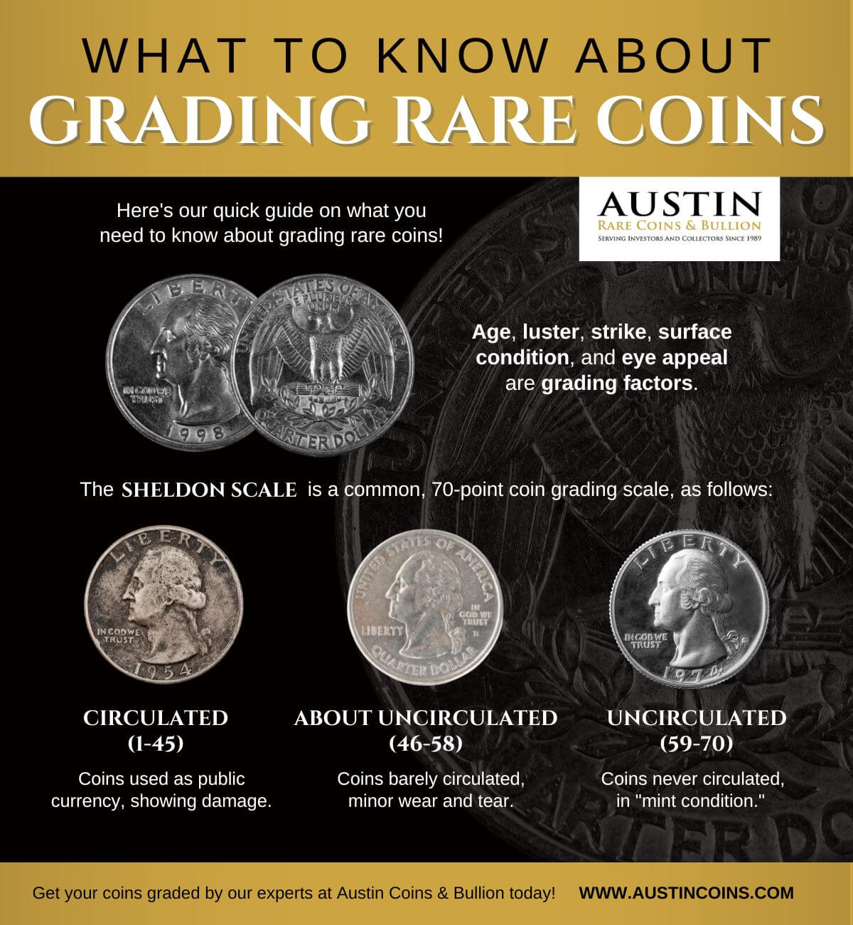 Coin Grading Infographic